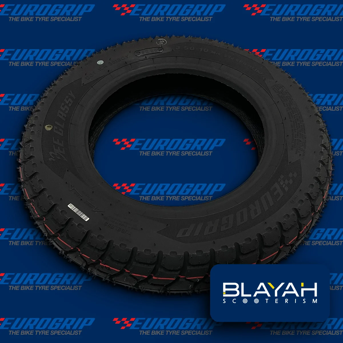 Pneu 3.50-10 Tubeless EUROGRIP🇪🇺 (PN35010T59E)