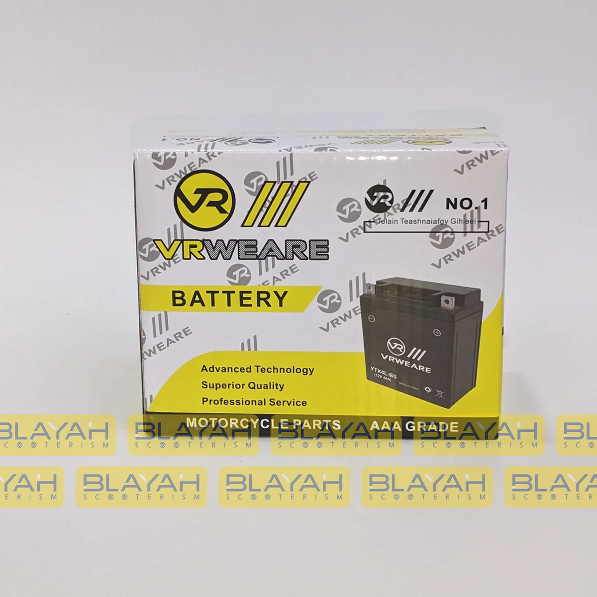 Batterie VRWeare YTX4L-BS - VR - Pièce Scooter Tunisie