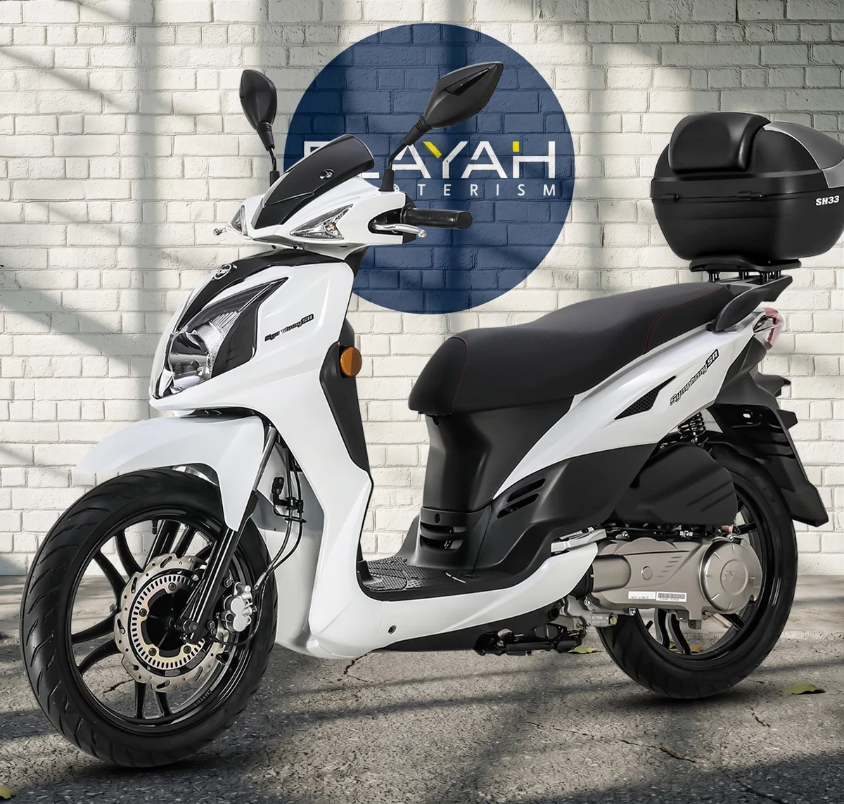 SYMPHONY SR euro4 white - Sym by Mega cycle - Pièce Scooter Tunisie